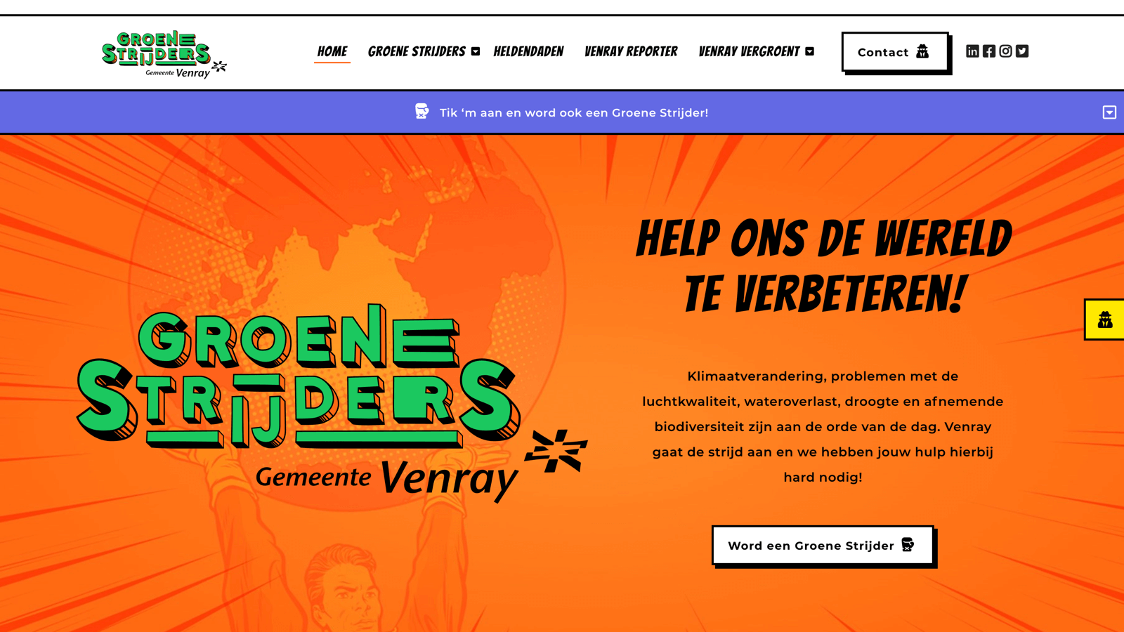 groenestrijders.nl built with uSkinned for Umbraco.