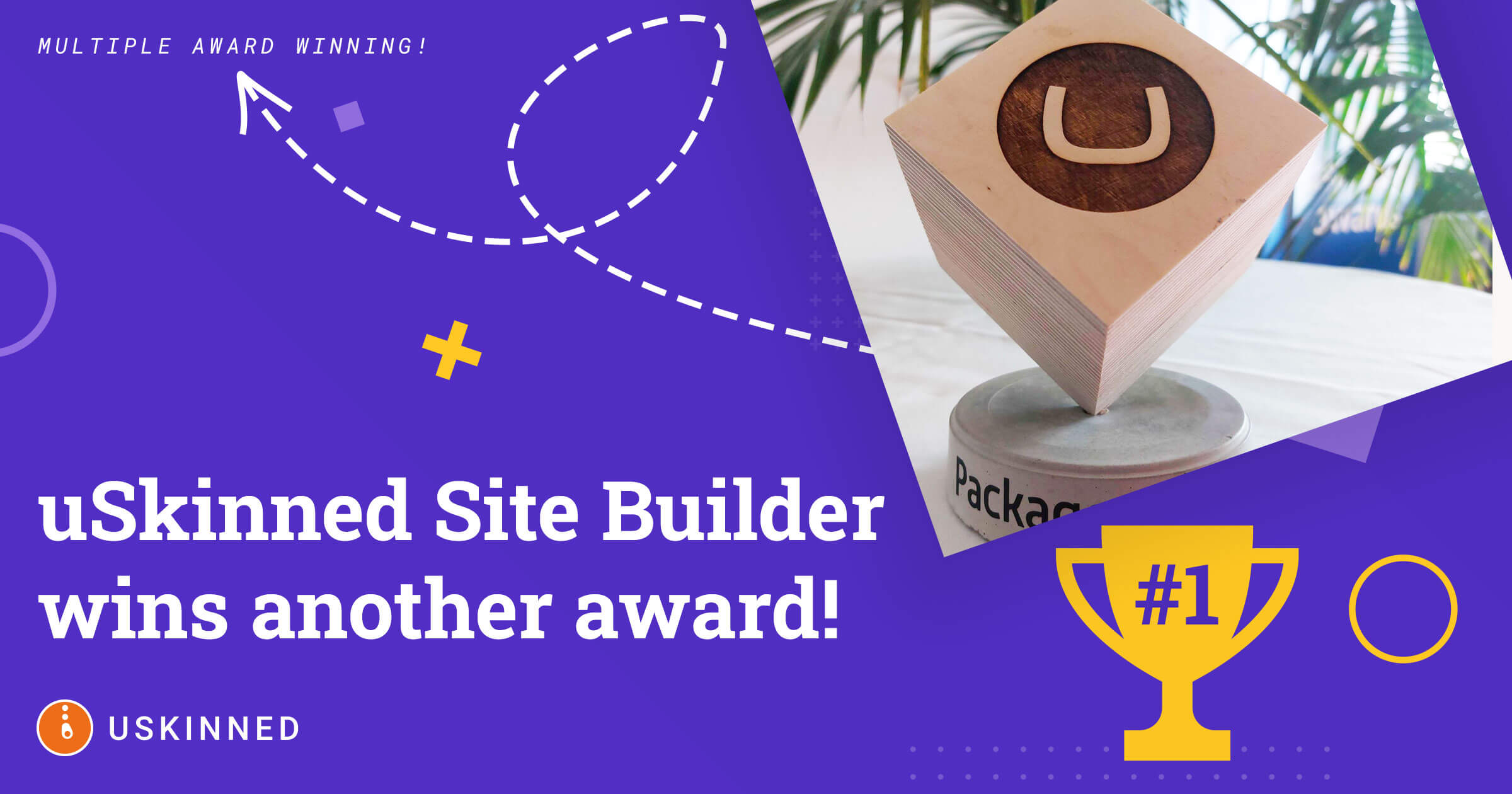 uSkinned Site Builder win an Umbraco Award.