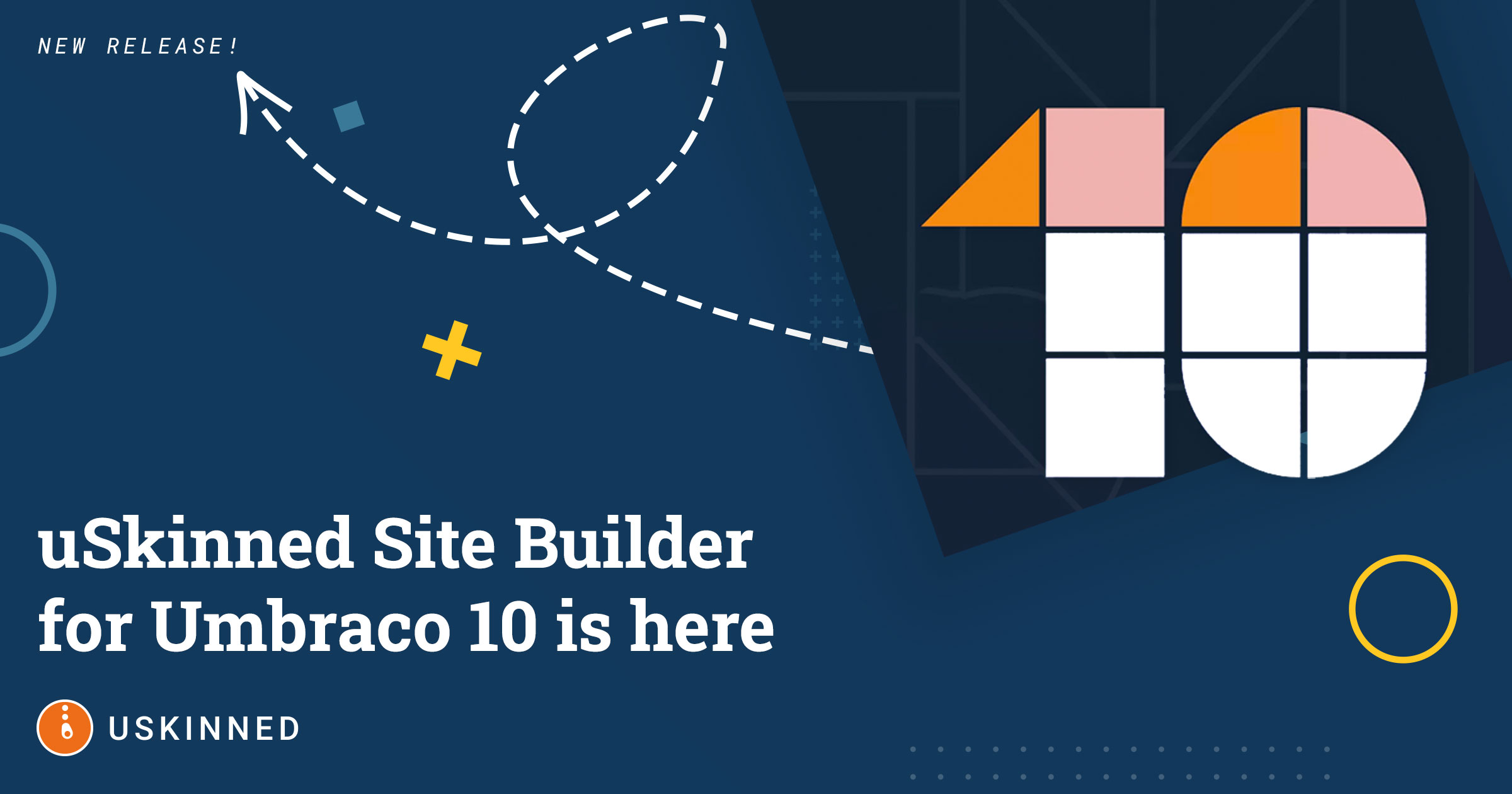 uSkinned Site Builder version 3 is out for Umbraco 10.