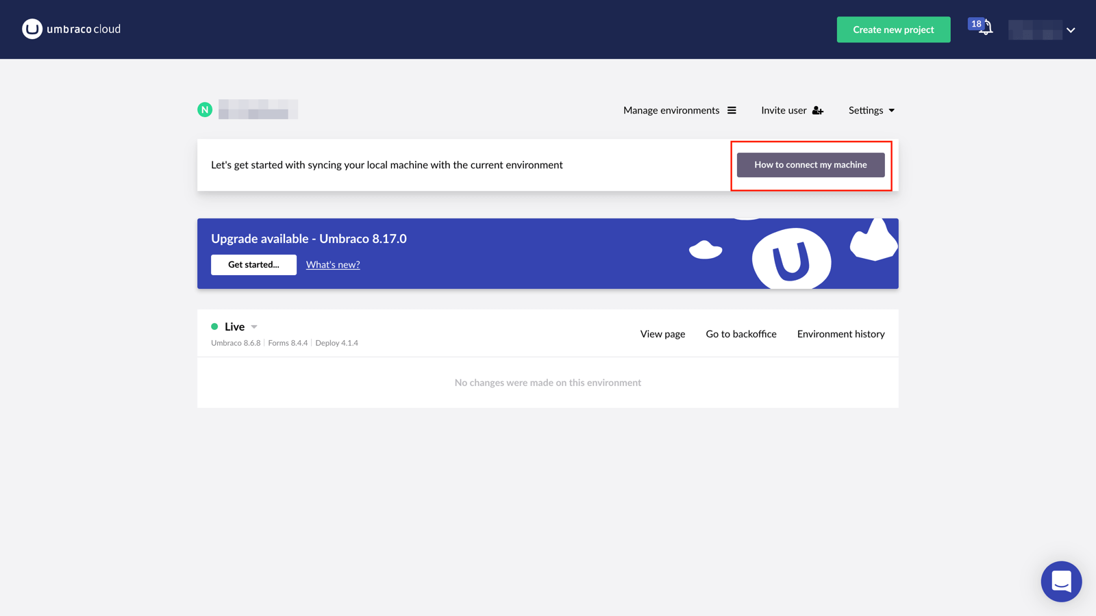 How to connect to Umbraco Cloud.