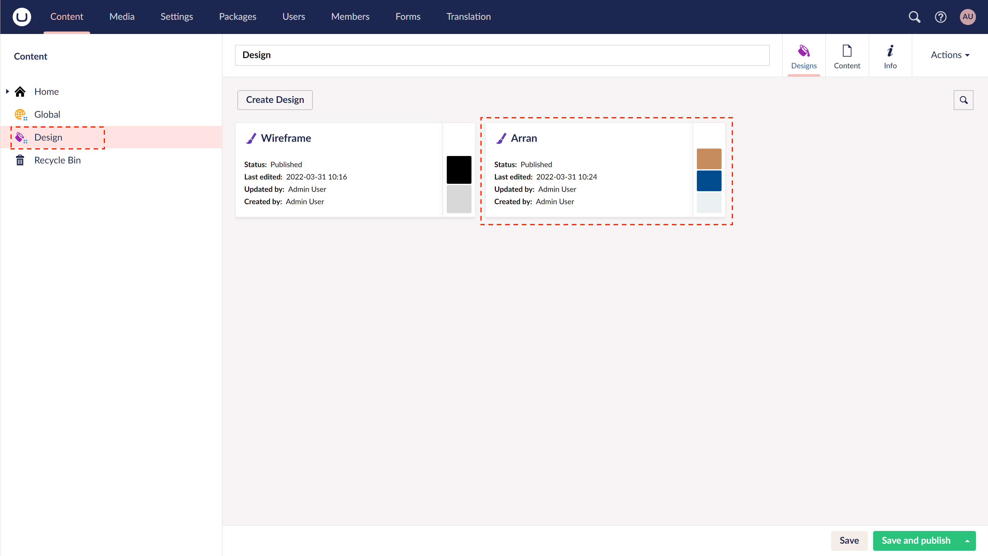 New theme design installed with uSkinned for Umbraco CMS.